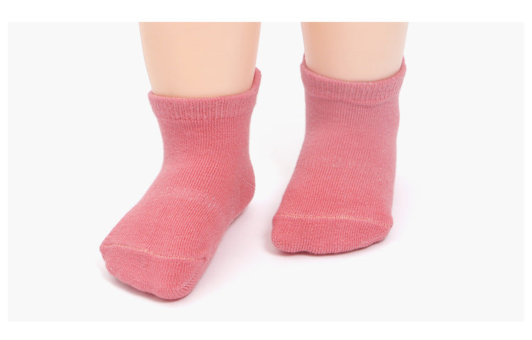 6 Pairs Cotton Anti-Slip Socks - Babylittlesafer