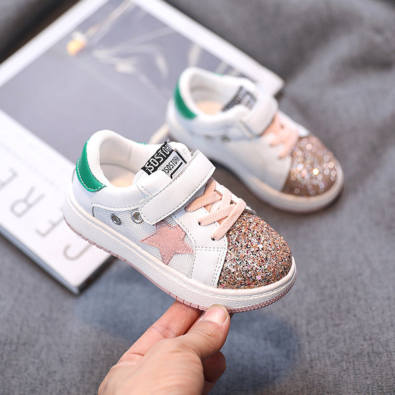 Fab Glittery Sneakers - Babylittlesafer
