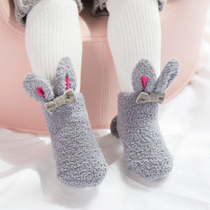 Bunny Fleece Socks - Babylittlesafer