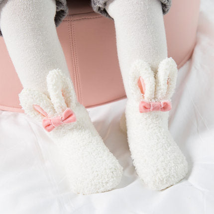 Bunny Fleece Socks - Babylittlesafer